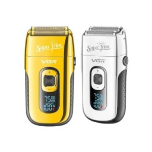 VGR-Afeitadora eléctrica recargable de 3 velocidades para Barba y pelo para hombres, máquina de afeitar de cabeza calva, Afeitad VGR-Afeitadora eléctrica recargable de 3 velocidades para Barba y pelo para hombres, máquina de afeitar de cabeza calva, Afeitad