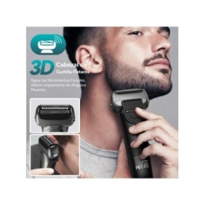Kensen-Afeitadora eléctrica S20 para hombre, máquina de afeitar 3D flotante con cuchilla, lavable, tipo C, recargable por USB, p