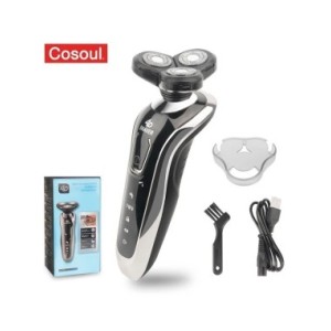 Afeitadora eléctrica para hombres, máquina de afeitar potente para Barba, recargable, impermeable, venta al por mayor, envío dir Afeitadora eléctrica para hombres, máquina de afeitar potente para Barba, recargable, impermeable, venta al por mayor, envío dir