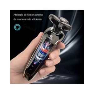 Afeitadora eléctrica para hombres, máquina de afeitar potente para Barba, recargable, impermeable, venta al por mayor, envío dir Afeitadora eléctrica para hombres, máquina de afeitar potente para Barba, recargable, impermeable, venta al por mayor, envío dir