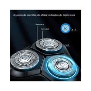 Afeitadora eléctrica para hombres, máquina de afeitar potente para Barba, recargable, impermeable, venta al por mayor, envío dir Afeitadora eléctrica para hombres, máquina de afeitar potente para Barba, recargable, impermeable, venta al por mayor, envío dir