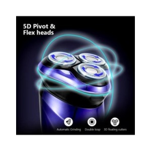 Afeitadora eléctrica portátil con pantalla LED para hombre, máquina de afeitar Facial, recortadora de barba Afeitadora eléctrica portátil con pantalla LED para hombre, máquina de afeitar Facial, recortadora de barba