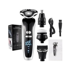 Afeitadora eléctrica 4D para hombres, cortadora de pelo eléctrica recargable por USB, cortadora de pelo profesional, maquinilla  Afeitadora eléctrica 4D para hombres, cortadora de pelo eléctrica recargable por USB, cortadora de pelo profesional, maquinilla