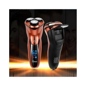 Afeitadora eléctrica inalámbrica para hombres, máquina de afeitar Facial recargable con pantalla LCD, potente, 3D flotante, para Afeitadora eléctrica inalámbrica para hombres, máquina de afeitar Facial recargable con pantalla LCD, potente, 3D flotante, para