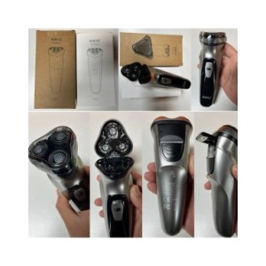 Afeitadora eléctrica para hombres afeitadora para hombres afeitadora SOEYE recortadora de barba 3D cuchilla flotante lavable cor