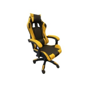 Silla Gaming, Silla de Oficina con Reposacabezas y Respaldo Ajustable, Ergonómica con Soporte Lumbar, Altura Ajustable Silla Gaming, Silla de Oficina con Reposacabezas y Respaldo Ajustable, Ergonómica con Soporte Lumbar, Altura Ajustable