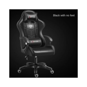 Silla ergonómica para juegos con reposapiés y función de masaje para una máxima comodidad Silla ergonómica para juegos con reposapiés y función de masaje para una máxima comodidad