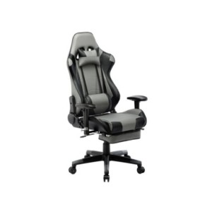 WOLTU-silla giratoria para juegos de carreras, asiento de piel sintética con inclinación de 155 °, soporte Lumbar para relajarse WOLTU-silla giratoria para juegos de carreras, asiento de piel sintética con inclinación de 155 °, soporte Lumbar para relajarse
