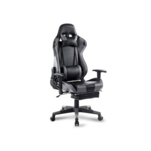 WOLTU-silla giratoria para juegos de carreras, asiento de piel sintética con inclinación de 155 °, soporte Lumbar para relajarse WOLTU-silla giratoria para juegos de carreras, asiento de piel sintética con inclinación de 155 °, soporte Lumbar para relajarse