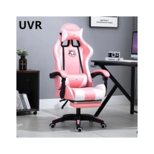 UVR-silla giratoria ajustable de alta calidad para Gaming, sillón ergonómico para ordenador, WCG, con reposapiés, seguro y durad UVR-silla giratoria ajustable de alta calidad para Gaming, sillón ergonómico para ordenador, WCG, con reposapiés, seguro y durad