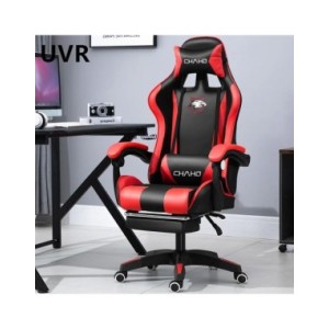 UVR-silla giratoria ajustable de alta calidad para Gaming, sillón ergonómico para ordenador, WCG, con reposapiés, seguro y durad UVR-silla giratoria ajustable de alta calidad para Gaming, sillón ergonómico para ordenador, WCG, con reposapiés, seguro y durad