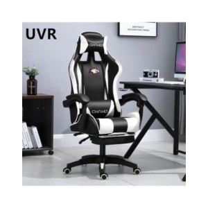 UVR-silla giratoria ajustable de alta calidad para Gaming, sillón ergonómico para ordenador, WCG, con reposapiés, seguro y durad UVR-silla giratoria ajustable de alta calidad para Gaming, sillón ergonómico para ordenador, WCG, con reposapiés, seguro y durad