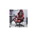 Vinsetto Silla Gaming Ergonómica Altura Regulable Giratorio con Reposacabezas Cojín Lumbar 61x70x121-129 cm