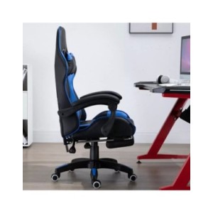 Sillón de oficina ergonómico con reposapiés, cojín de Internet deportivo profesional, LOL, WCG, HWC