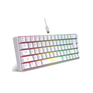 HXSJ-miniteclado V200 con cable K68 RGB Streamer para juegos, teclado de membrana sin conflicto de 19 teclas, pero sensación mec HXSJ-miniteclado V200 con cable K68 RGB Streamer para juegos, teclado de membrana sin conflicto de 19 teclas, pero sensación mec