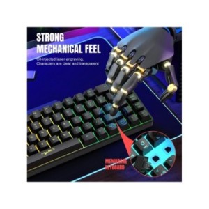 HXSJ-miniteclado V200 con cable K68 RGB Streamer para juegos, teclado de membrana sin conflicto de 19 teclas, pero sensación mec HXSJ-miniteclado V200 con cable K68 RGB Streamer para juegos, teclado de membrana sin conflicto de 19 teclas, pero sensación mec