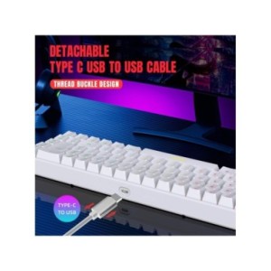 HXSJ-miniteclado V200 con cable K68 RGB Streamer para juegos, teclado de membrana sin conflicto de 19 teclas, pero sensación mec HXSJ-miniteclado V200 con cable K68 RGB Streamer para juegos, teclado de membrana sin conflicto de 19 teclas, pero sensación mec