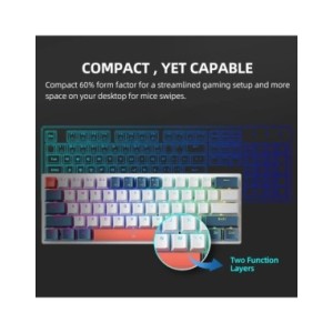 Machenike K500-B61 Mini Teclado Mecánico 60 Factor de Forma 61Teclas Teclado Gaming Con Cable Tecla Completa Retroiluminación R Machenike K500-B61 Mini Teclado Mecánico 60 Factor de Forma 61Teclas Teclado Gaming Con Cable Tecla Completa Retroiluminación R