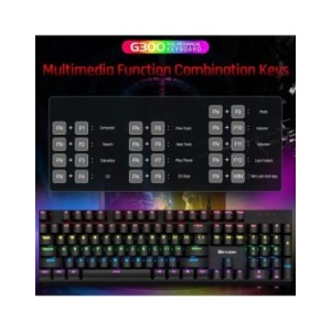 Teclado mecánico con cable SKYLION G300 28 tipos de iluminación colorida para juegos y oficina para Windows y sistema IOS Teclado mecánico con cable SKYLION G300 28 tipos de iluminación colorida para juegos y oficina para Windows y sistema IOS