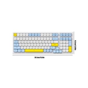 Teclado luminoso con cable y puerto USB, accesorio mecánico K3 MAX con 19 efectos de luz, retroiluminación RGB, 100 teclas para  Teclado luminoso con cable y puerto USB, accesorio mecánico K3 MAX con 19 efectos de luz, retroiluminación RGB, 100 teclas para