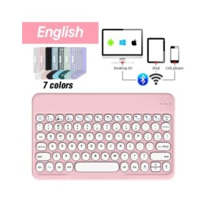 Español Teclado y ratón Bluetooth para iOS, Android, sistema Windows, tableta portátil recargable, iPad MatePad, teléfono celula Español Teclado y ratón Bluetooth para iOS, Android, sistema Windows, tableta portátil recargable, iPad MatePad, teléfono celula