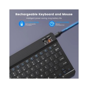 Teclado inalámbrico compatible con Bluetooth para Android, IOS, Windows Mini, 78 teclas para juegos, PC, iPad, tableta Teclado inalámbrico compatible con Bluetooth para Android, IOS, Windows Mini, 78 teclas para juegos, PC, iPad, tableta