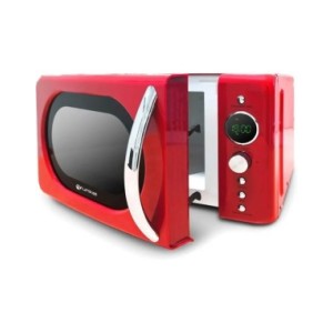 Microondas vintage Grunkel MWDGR, 20L, Digital, Rojo Microondas vintage Grunkel MWDGR, 20L, Digital, Rojo