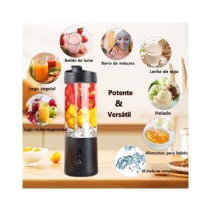 Mini licuadora portátil eléctrica, exprimidor de frutas, batidora de zumo fresco de naranja, multifunción, recargable, mezclador Mini licuadora portátil eléctrica, exprimidor de frutas, batidora de zumo fresco de naranja, multifunción, recargable, mezclador