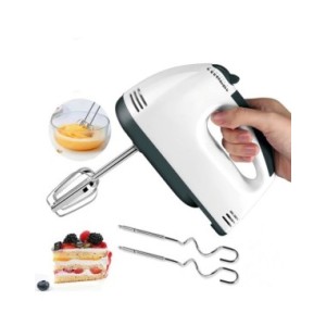 Batidor de huevos eléctrico de 100W y 7 velocidades, batidor de alimentos manual, agitador de huevos, herramientas de cocina par Batidor de huevos eléctrico de 100W y 7 velocidades, batidor de alimentos manual, agitador de huevos, herramientas de cocina par