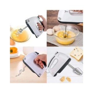 Batidor de huevos eléctrico de 100W y 7 velocidades, batidor de alimentos manual, agitador de huevos, herramientas de cocina par Batidor de huevos eléctrico de 100W y 7 velocidades, batidor de alimentos manual, agitador de huevos, herramientas de cocina par