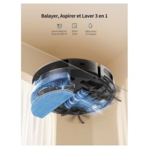 Robot aspirador y escoba con cable g20pro4500 PA, tres en uno, aplicación de autocarga fuerte, control remoto y control por voz Robot aspirador y escoba con cable g20pro4500 PA, tres en uno, aplicación de autocarga fuerte, control remoto y control por voz