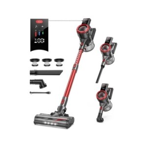 BUTURE-aspiradora inalámbrica de mano para el hogar, dispositivo potente de 450W, 33000Pa, con pantalla táctil, 55 Min de tiempo BUTURE-aspiradora inalámbrica de mano para el hogar, dispositivo potente de 450W, 33000Pa, con pantalla táctil, 55 Min de tiempo