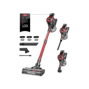 BUTURE-aspiradora inalámbrica de mano para el hogar, dispositivo potente de 450W, 33000Pa, con pantalla táctil, 55 Min de tiempo BUTURE-aspiradora inalámbrica de mano para el hogar, dispositivo potente de 450W, 33000Pa, con pantalla táctil, 55 Min de tiempo