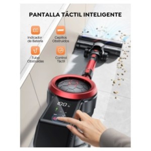 BUTURE-aspiradora inalámbrica de mano para el hogar, dispositivo potente de 450W, 33000Pa, con pantalla táctil, 55 Min de tiempo BUTURE-aspiradora inalámbrica de mano para el hogar, dispositivo potente de 450W, 33000Pa, con pantalla táctil, 55 Min de tiempo