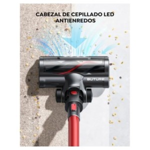 BUTURE-aspiradora inalámbrica de mano para el hogar, dispositivo potente de 450W, 33000Pa, con pantalla táctil, 55 Min de tiempo BUTURE-aspiradora inalámbrica de mano para el hogar, dispositivo potente de 450W, 33000Pa, con pantalla táctil, 55 Min de tiempo
