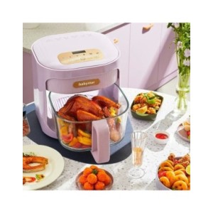 Freidora de aire automática para el hogar, horno Visual de vidrio, microordenador multifunción, Control de pantalla táctil, sin  Freidora de aire automática para el hogar, horno Visual de vidrio, microordenador multifunción, Control de pantalla táctil, sin