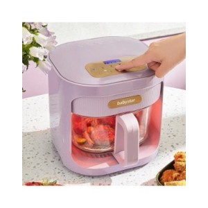 Freidora de aire automática para el hogar, horno Visual de vidrio, microordenador multifunción, Control de pantalla táctil, sin  Freidora de aire automática para el hogar, horno Visual de vidrio, microordenador multifunción, Control de pantalla táctil, sin