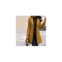 Abrigo grande de lana para mujer, chaqueta de longitud media con cinta de Color puro, estilo informal cómodo, ropa de otoño e in Abrigo grande de lana para mujer, chaqueta de longitud media con cinta de Color puro, estilo informal cómodo, ropa de otoño e in
