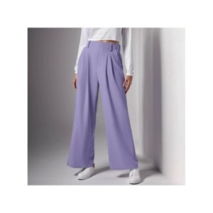 Pantalones de pierna ancha para mujer, de cintura alta trajes elegantes, pantalones casuales, pantalones de pierna ancha con bol