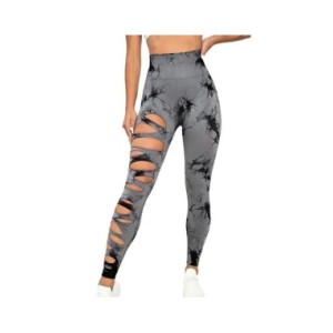 Leggings ahuecados Tie Dye para mujer, pantalones deportivos para Fitness, ropa deportiva Sexy de cintura alta, mallas Push Up p Leggings ahuecados Tie Dye para mujer, pantalones deportivos para Fitness, ropa deportiva Sexy de cintura alta, mallas Push Up p