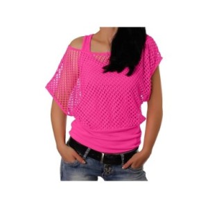 Camiseta de malla de rejilla para mujer, camisa Sexy con hombros descubiertos, Tops de manga corta de Color sólido, blusas calad Camiseta de malla de rejilla para mujer, camisa Sexy con hombros descubiertos, Tops de manga corta de Color sólido, blusas calad